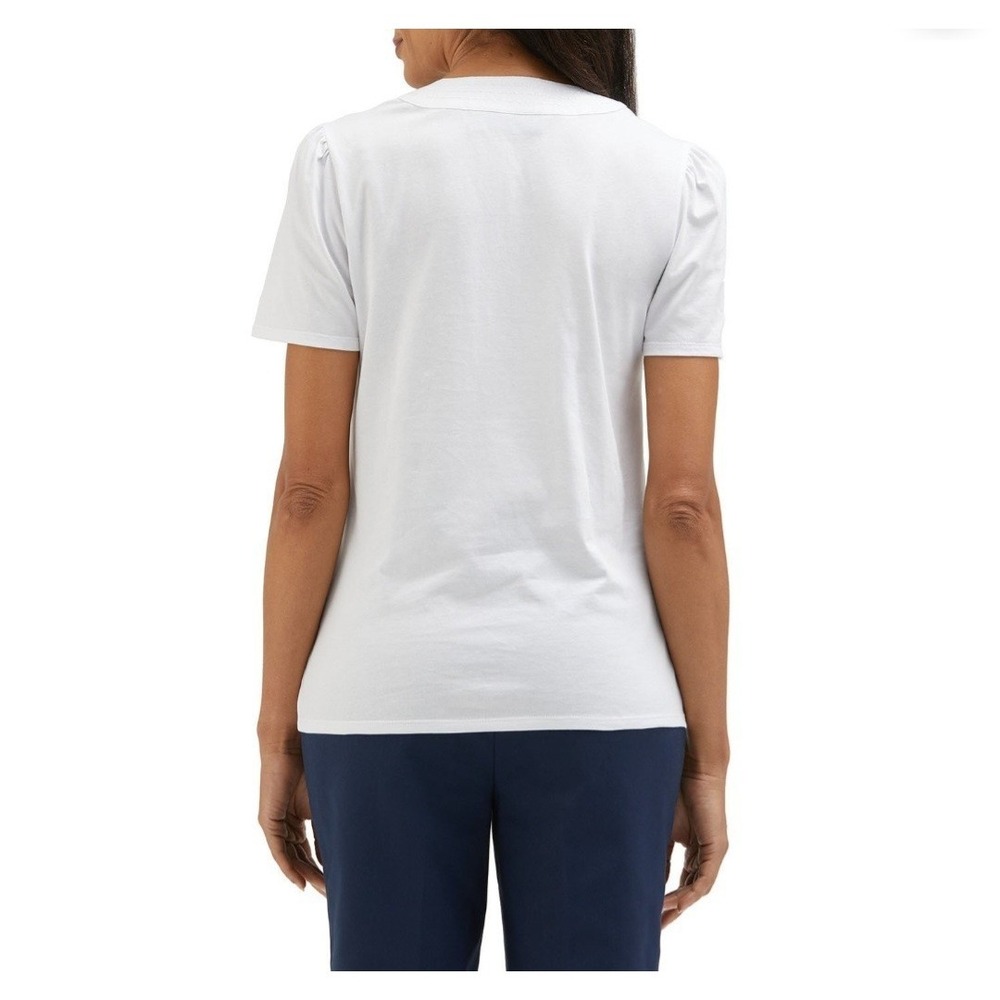 Rafaella Women's Short Sleeve V-Neck Top SIZE: XXL NWT‎ - Picture 2 of 5